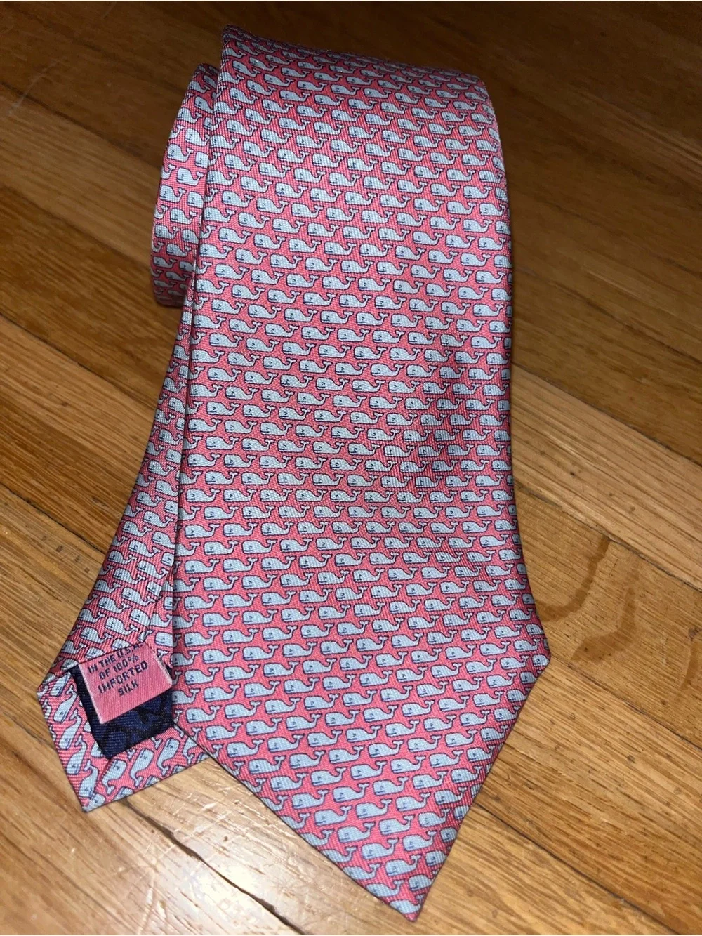 Vineyard vines Pink Patterned Silk Tie - Boy
